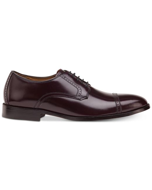 johnston murphy bradford cap toe derby shoe