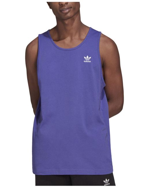 adidas Adicolor Essentials Trefoil Tank Top - Black | adidas Australia