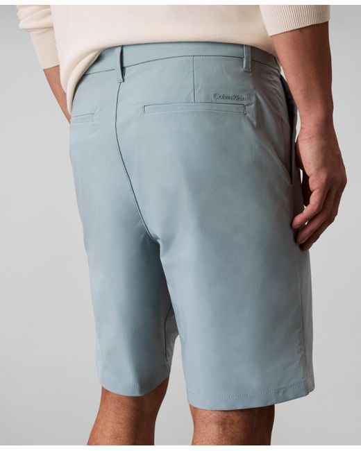 Calvin Klein Gray Classic 9" Tech Shorts for men