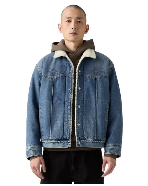 Levi's Blue Relaxed-fit Jacket for men