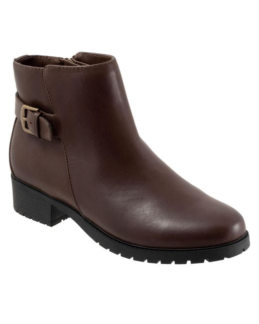 Trotters Brown Marigold Boot
