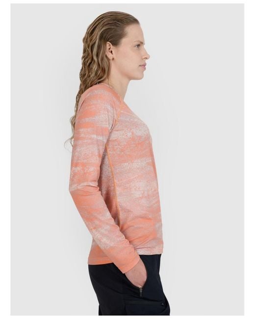 4F Pink Quick-drying Cycling Longsleeve