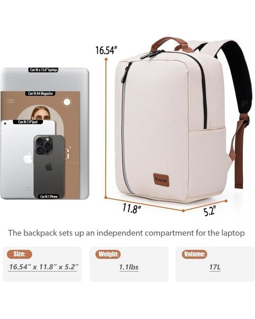 Wosofe Gray Laptop Backpack