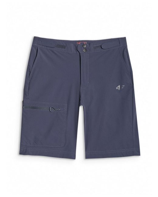 4F Blue Quick-dry Trekking Regular Shorts