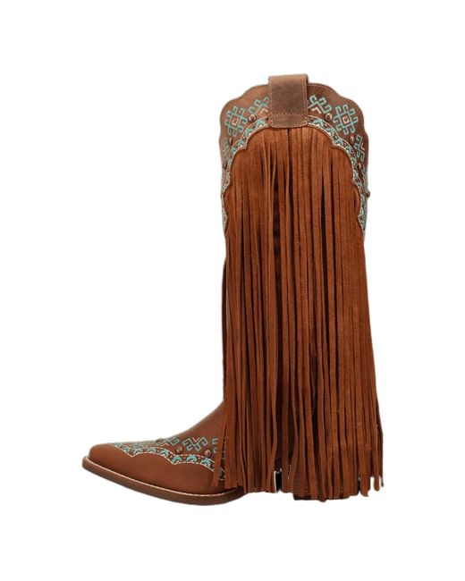 Dingo Brown Tequila Sunrise Suede Boot
