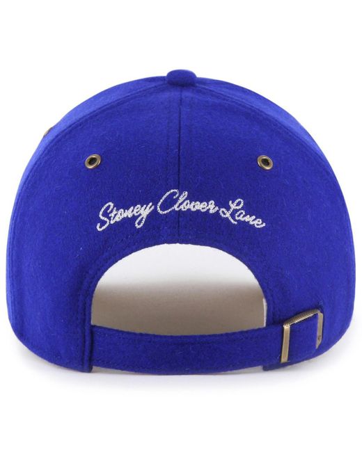 '47 Blue X Stoney Clover Lane And New York Giants Field Goal Clean Up Adjustable Hat