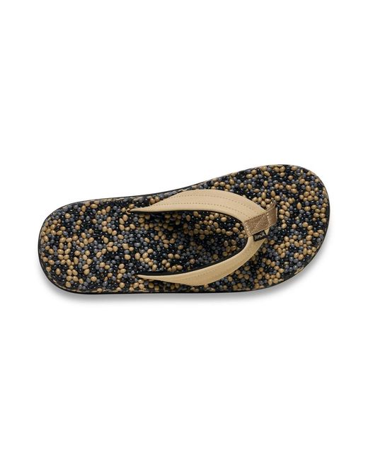 Sanuk Black Bubblecush Sandals for men
