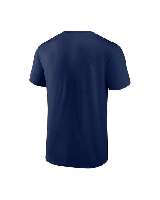 Men's Fanatics Branded Heathered Gray New York Yankees Official Logo T-Shirt
