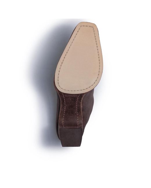 Bernardo Brown Brynn Heeled Mule