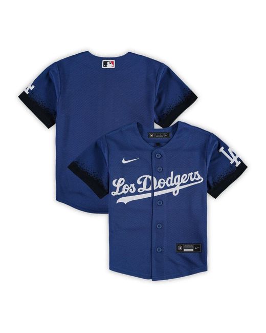 Nike Synthetic Preschool Unisex Royal Los Angeles Dodgers 2021 Mlb City