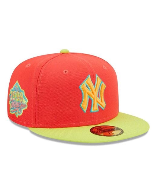 KTZ Low Profile 59fifty Fitted Cap Ny Yankees in Red for Men