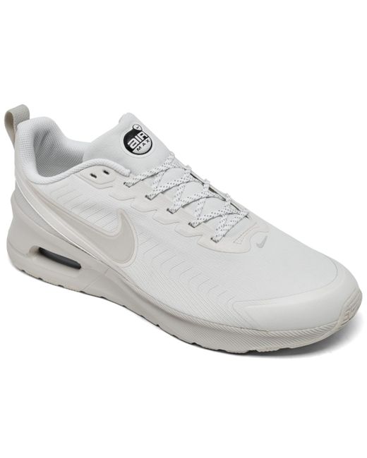 Nike White Air Max Nuaxis Casual Sneakers From Finish Line for men