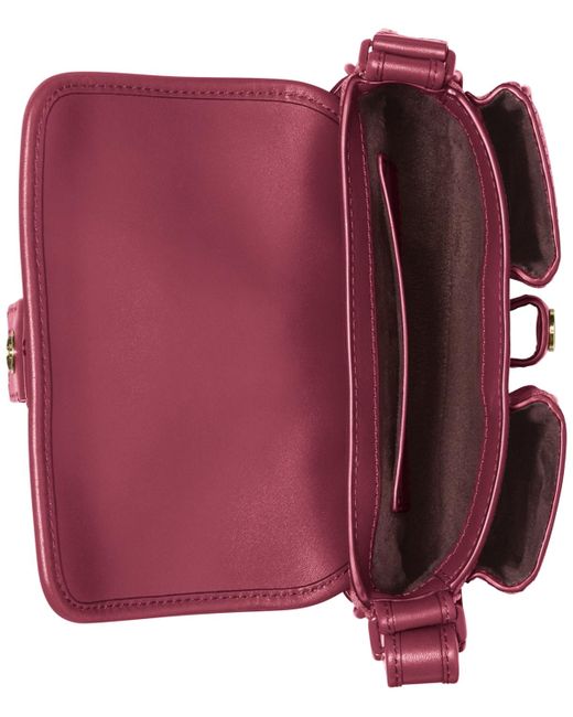 Michael Kors Purple Michael Colby Extra Small Shoulder Bag