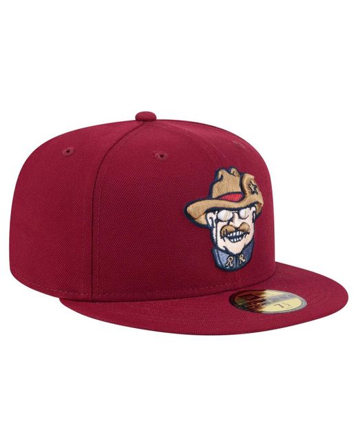 KTZ Red Â Frisco Roughriders Authentic Collection 59fifty Hat for men