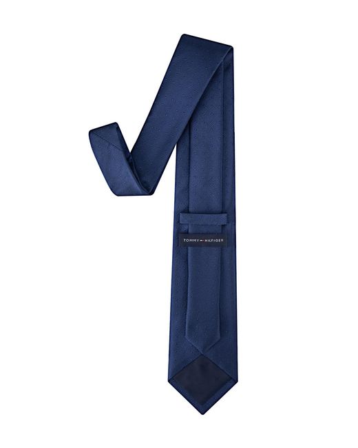 Tommy Hilfiger Blue Mason Micro Dot Tie for men