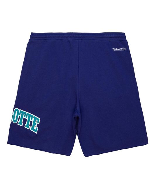 Mitchell & Ness Blue Charlotte Hornets Game Day Shorts for men