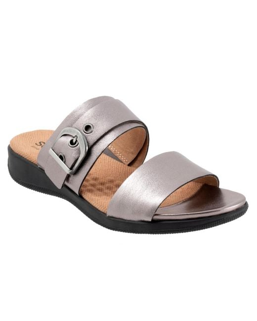Softwalk® Brown Toki Sandal