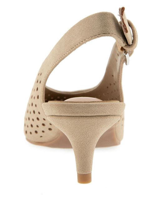 BCBGMAXAZRIA Natural Pawnee Sling Back Pump