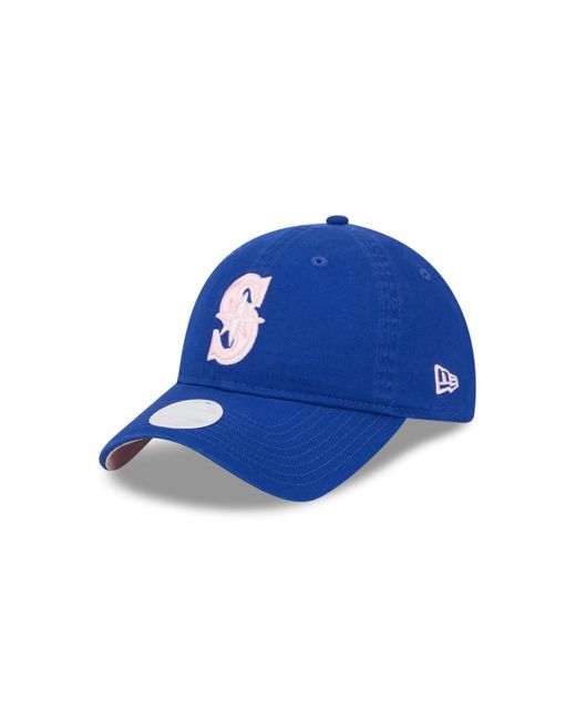 KTZ Blue Seattle Mariners 2024 Mother's Day 9twenty Adjustable Hat