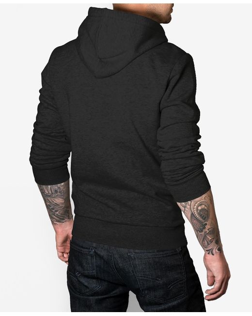 LA Pop Art Black Paw Christmas Tree Word Art Hooded Sweatshirt for men