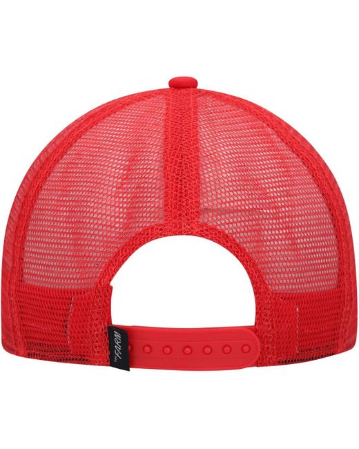 Goorin Bros Red The Panther Trucker Adjustable Hat for men