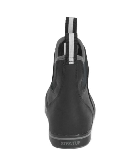 XtraTuf Black Leather 6 for men