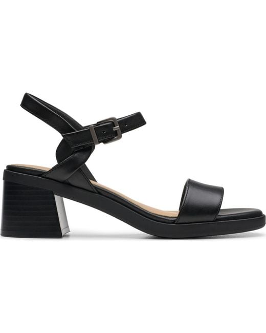 Clarks Black Collection Jaylan Ray Square Toe Sandals