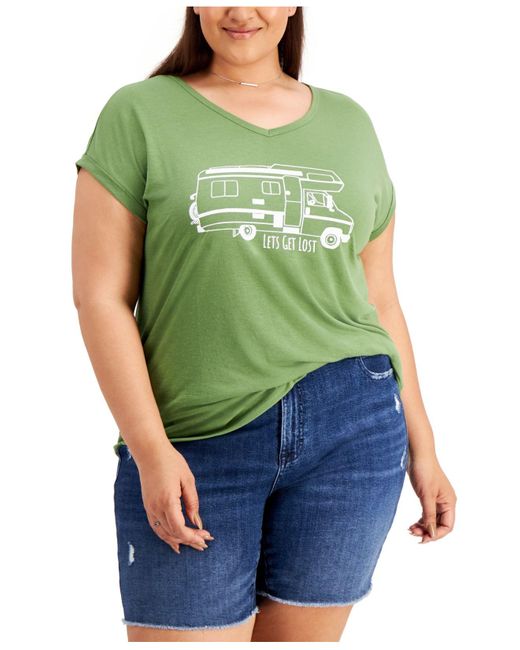 macys plus size t shirts