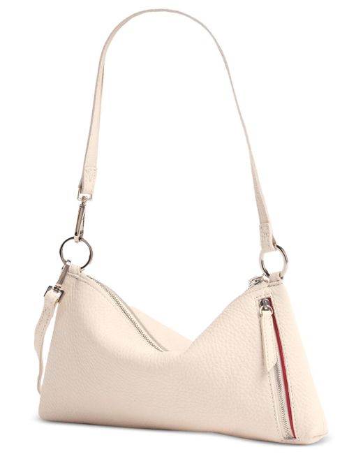 Hammitt Blue Kyle Small Pebbled Leather Crossbody Bag