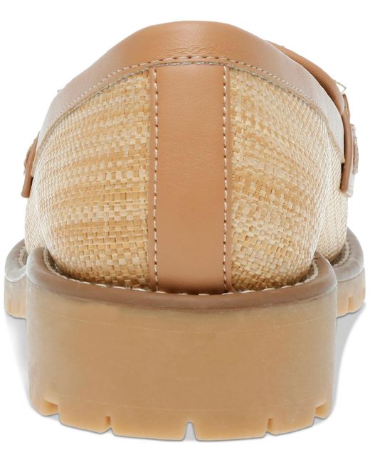 DV by Dolce Vita Natural Crayn Tailored Hardware Lug Sole Loafers