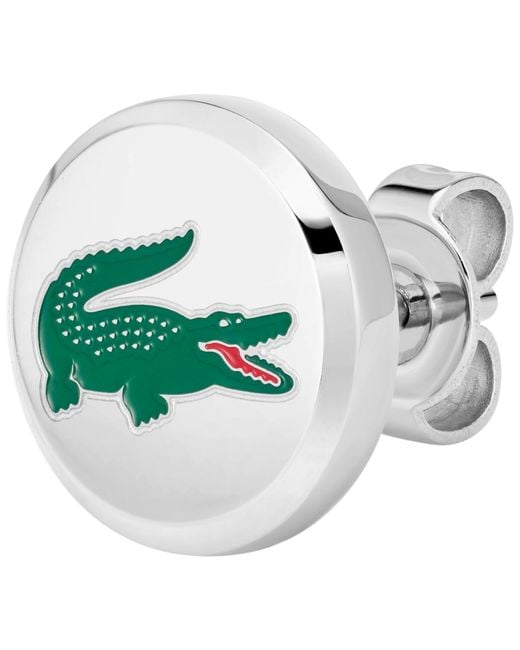 Lacoste Green Arthor Silver-tone Stainless Steel for men