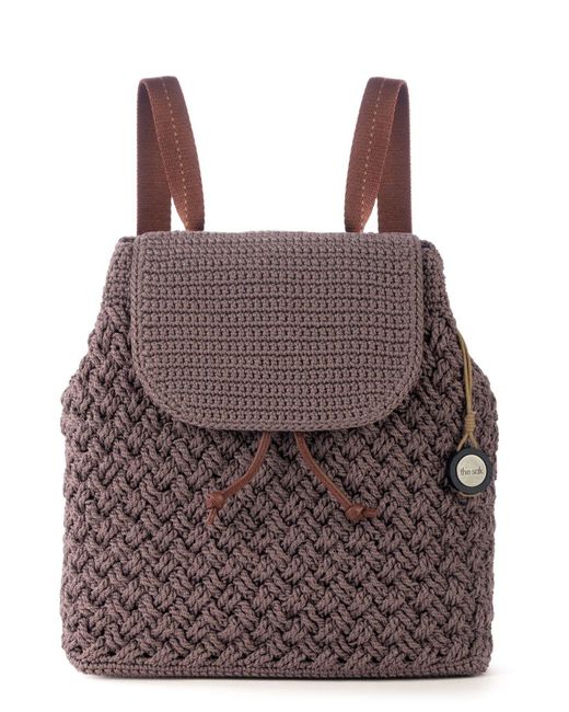 Sak Synthetic Sayulita Crochet Backpack 