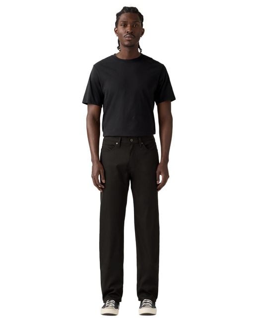 Levi's Black 514 Straight Tech Pants for men