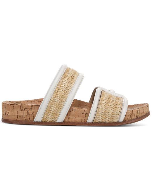Sam Edelman Multicolor Rowan Emblem Slide Footbed Sandals