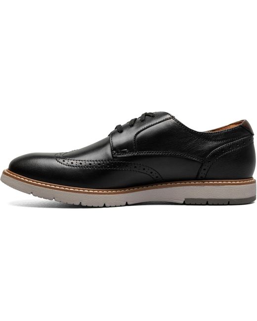 Florsheim Black Vibe Wingtip Oxford Dress Shoe for men