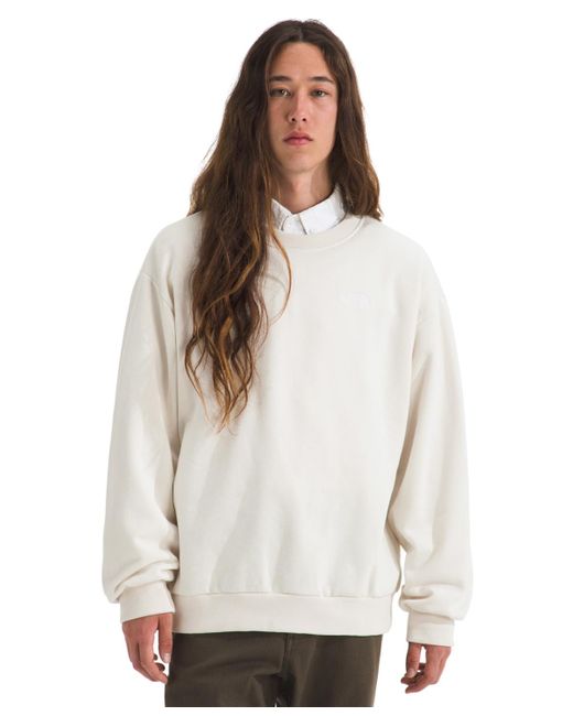The North Face White Evolution Simple Dome Oversized Crew Sweatshirt for men