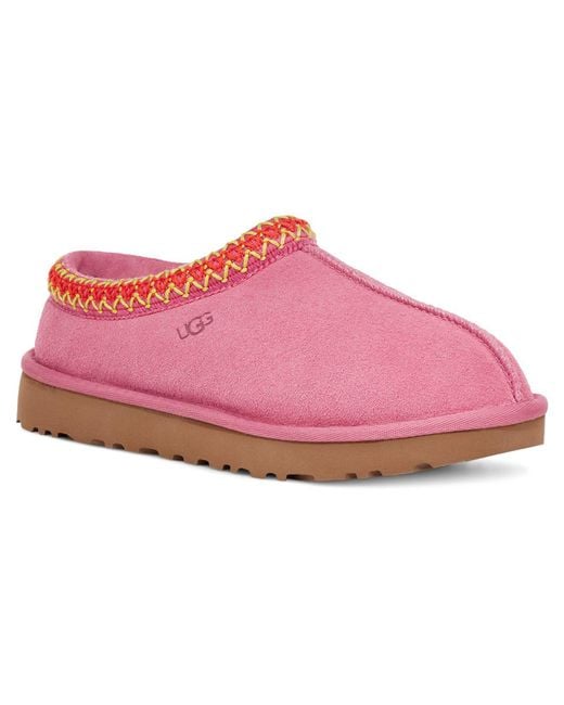 UGG Wool Tasman Slippers in Pink - Lyst