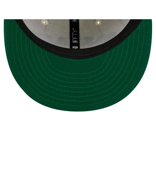 KTZ Green Oakland Athletics Jersey Pinstripe 9fifty Snapback Hat for men