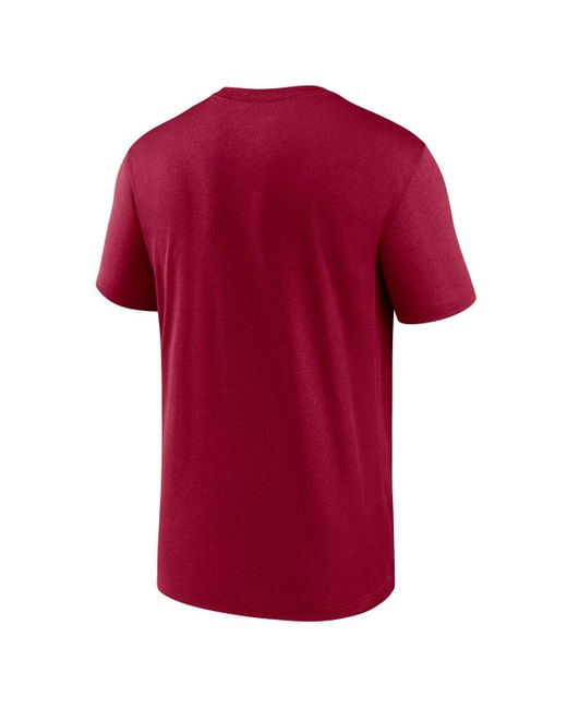 Nike Red Washington Commanders Legend Icon Performance T-shirt for men