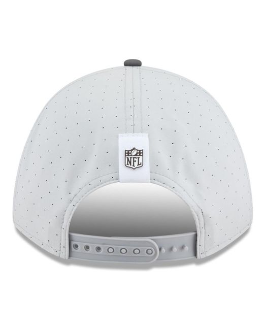 KTZ Gray/graphite Cleveland Browns 2025 Nfl Training Camp A-frame 9forty Adjustable Hat for men