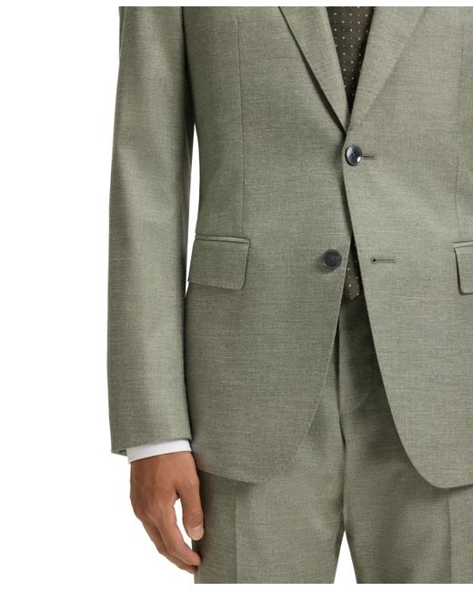 Boss Green Boss By Patterned Stretch Slim-fit Blazer for men