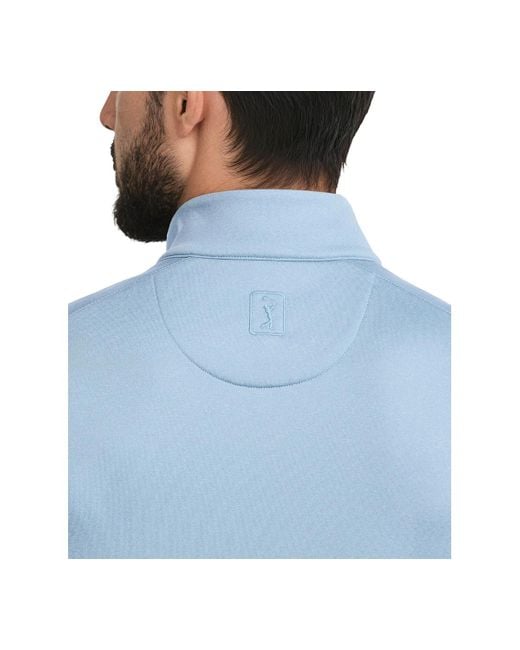 PGA TOUR Blue Pocket Detail Golf Sweatshirt for men