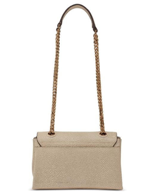Karl Lagerfeld Natural Liana Small Leather Shoulder Bag
