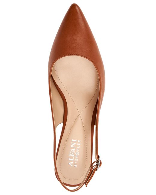 alfani step n flex slingback