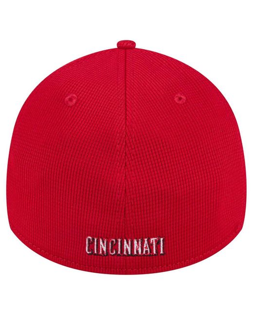 KTZ Red Cincinnati S Active Pivot 39thirty Flex Hat for men