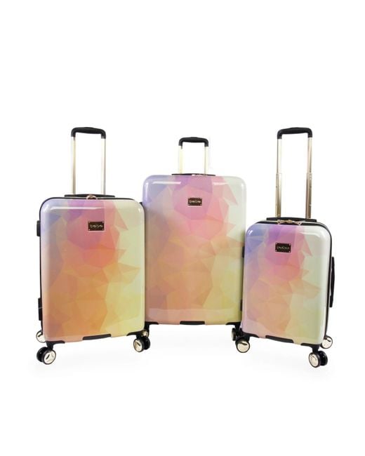 Bebe Emma 3pc. Hardside luggage Set in Pink Lyst