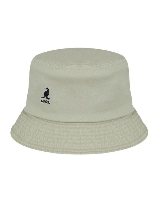Kangol Natural Washed Bucket Hat for men