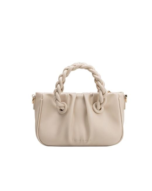 Melie Bianco Gracelyn Small Faux Leather Crossbody Bag in White Lyst