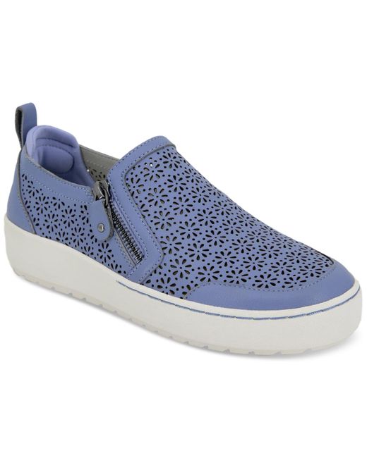 Jambu Blue July Wide Slip- On Zip Sneakers