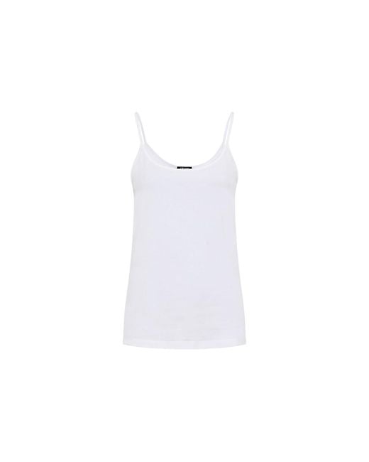 Olsen Gray Spaghetti Tank Top